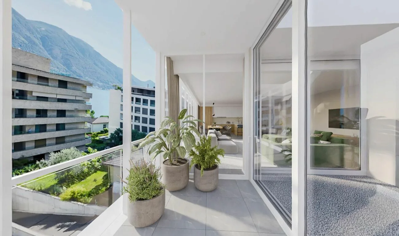 AUREA LAGO – 2.5-Zimmer-Attikawohnung, Minusio TI – Ansicht 4