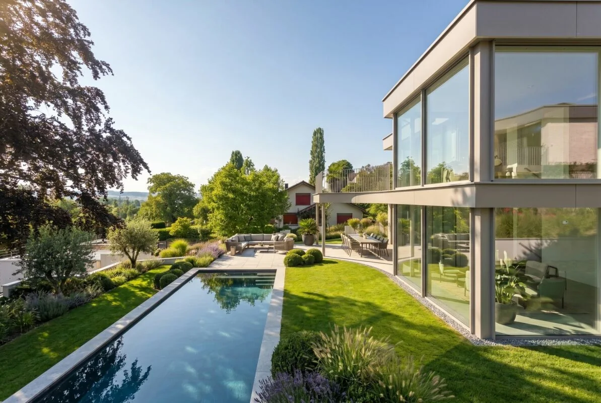 Exklusive Neubauvilla mit Pool und Seeblick, Seengen AG – Ansicht 6